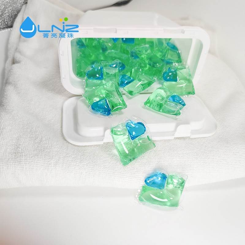 Factory wholesale customize double liquid 15g commercial laundry detergent gel laundry detergent