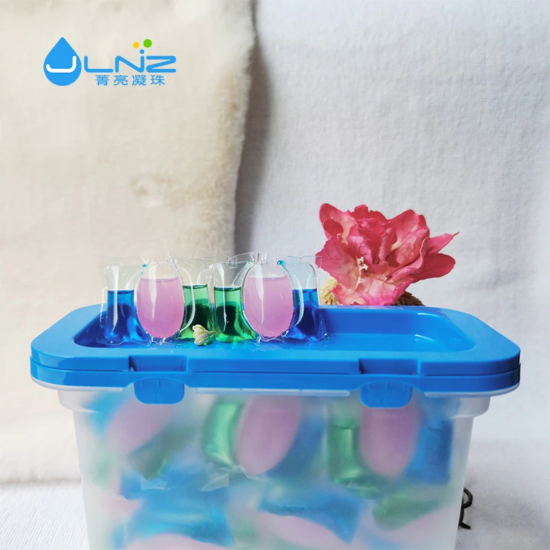 eco formula semi automatic thermoforming laundry detergent liquid pod scent pods multipurpose  detergent powder