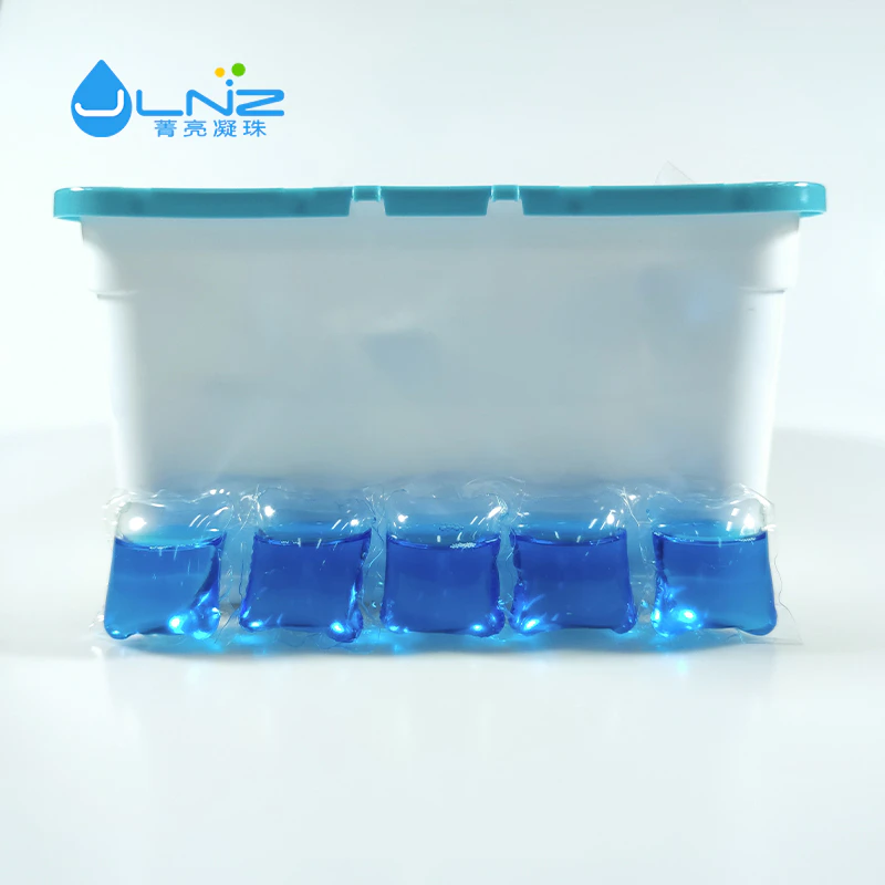 super high efficiency water soluble cartoon laundry basket capsules pods low foam washing detergent