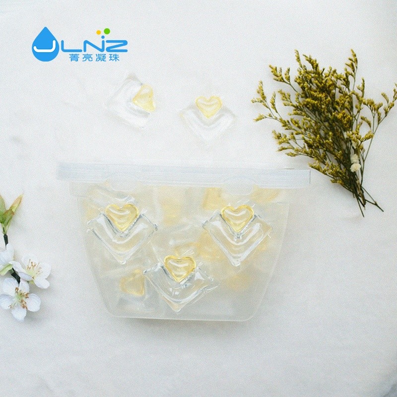 baby clothes washing water dissolving cleaning pod liquid laundry detergent bubble capsule mixture &shape customized film pods