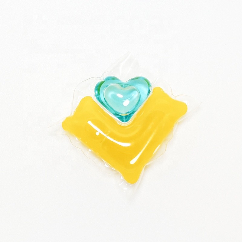 Heart shape oem eco-friendly washer washing machine baby capsules laundry detergent pods for babies