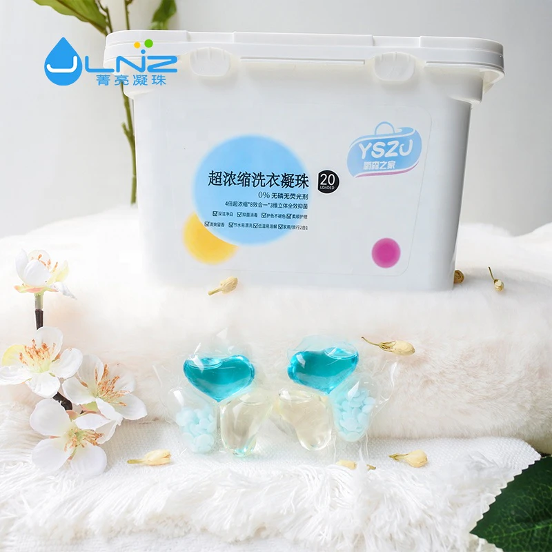 New Product Laundry capsules Deep cleaning dishwashing liquid lemon laundry beads cloth washing detergent pods liquid
