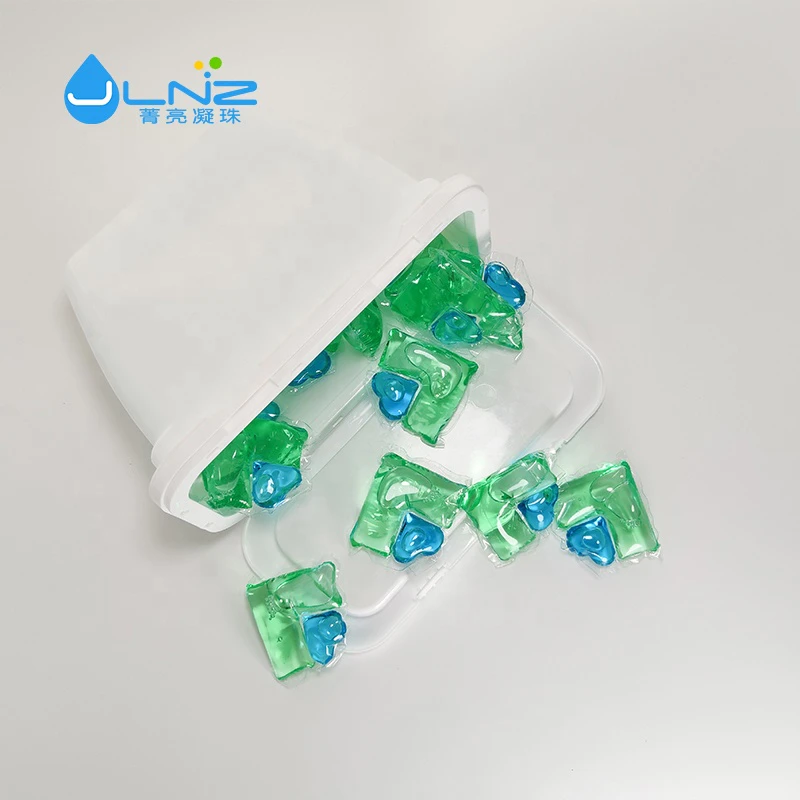 Double Chamber Laundry Gel 15g loose detergent beads laundry ball and gel laundry detergent beads detergent