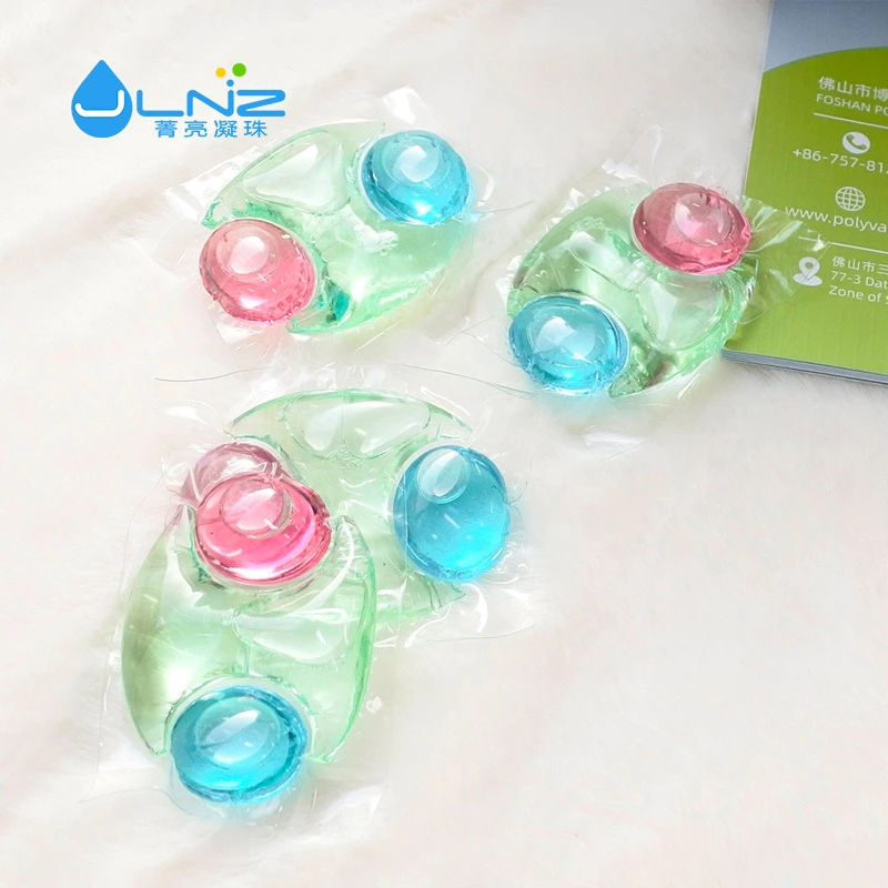 Eco friendly cloth water soap dissolving cleaning pod laundry cleaning products oem liquid detergent