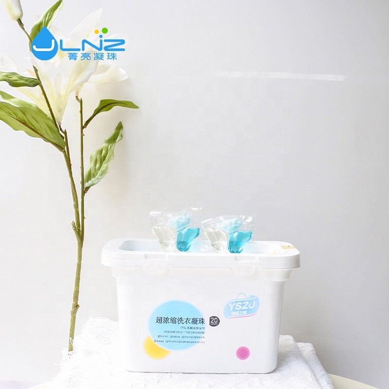 laundry  capsule box concentrated formula capsule box Cloth Washing Detergent Pods laundry capsule natural