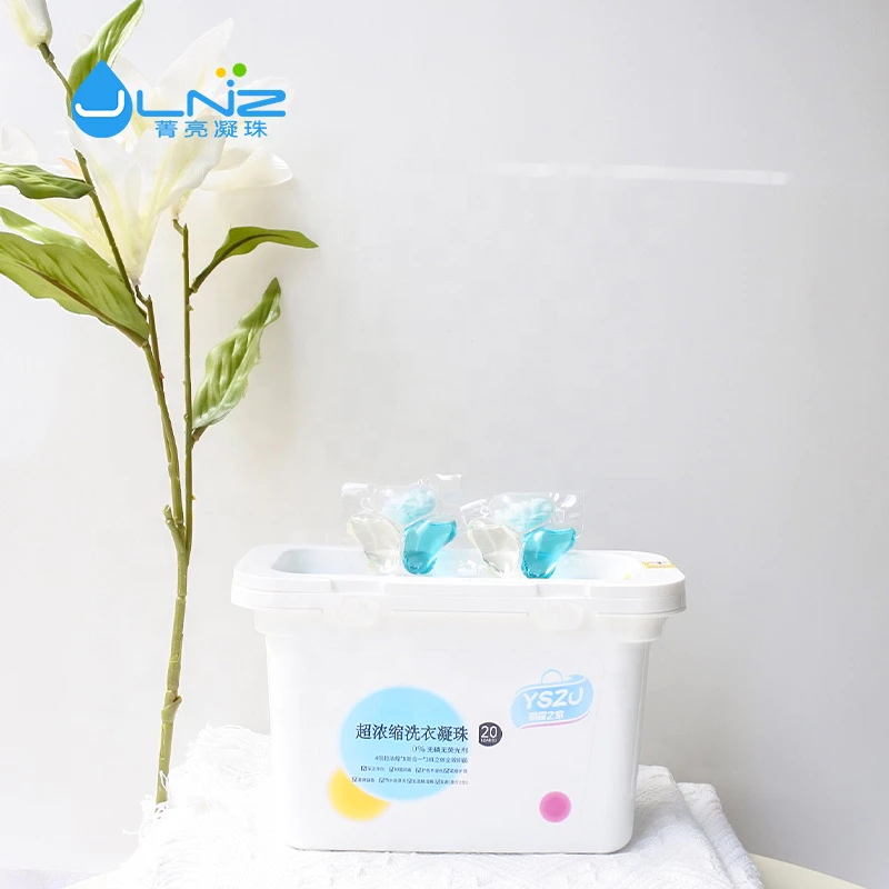 laundry  capsule box concentrated formula capsule box Cloth Washing Detergent Pods laundry capsule natural