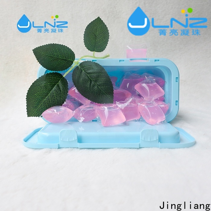 Jingliang water soluble laundry pods factory for hotel