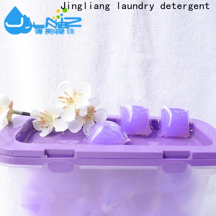 Jingliang Professional water soluble laundry pods wholesale for laundry room