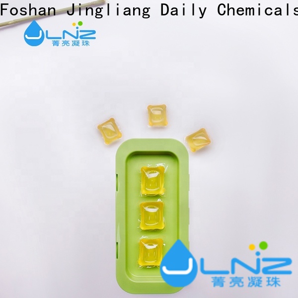 Jingliang water soluble laundry pods exporter for clean clothes