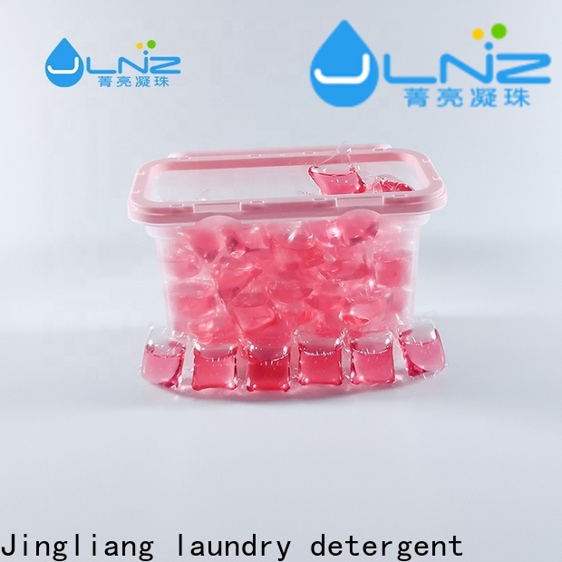Jingliang water soluble laundry pods exporter for clean clothes