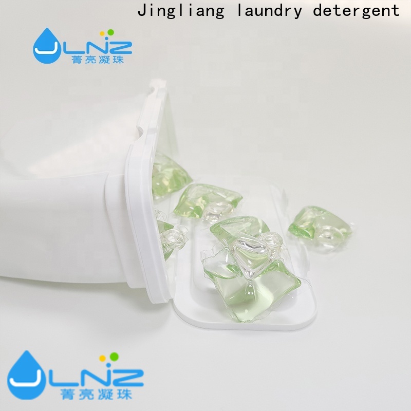 Jingliang laundry capsules manufacturer for clean