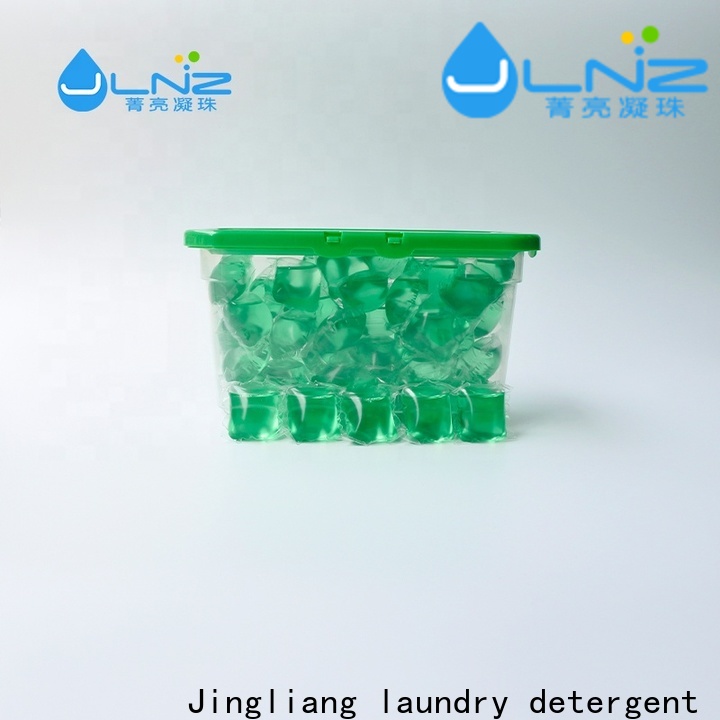 Jingliang Newest water soluble laundry pods exporter for laundry room