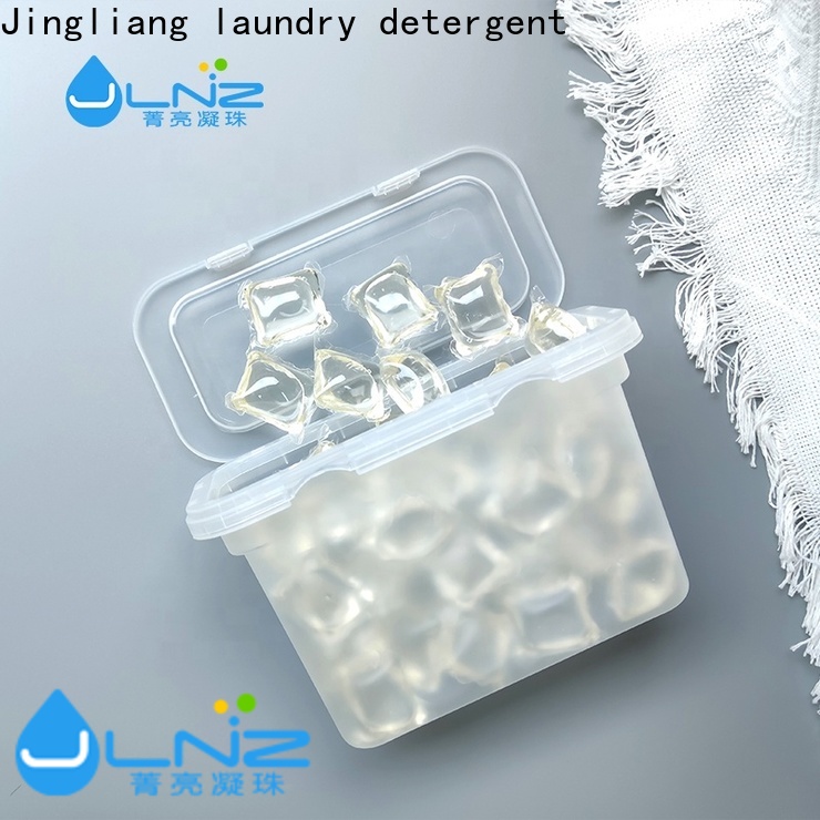 Jingliang Customizable water soluble laundry pods factory for clean clothes