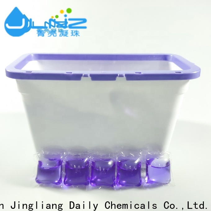 Jingliang water soluble laundry pods factory for hotel