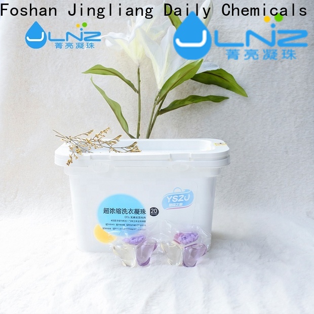 Jingliang Professional laundry capsules exporter for wash clothes