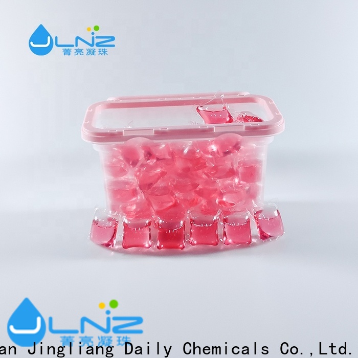 Jingliang water soluble laundry pods supplier for hotel