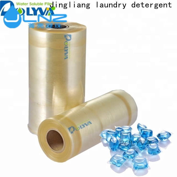 Jingliang water soluble pva film wholesale for wash clothes
