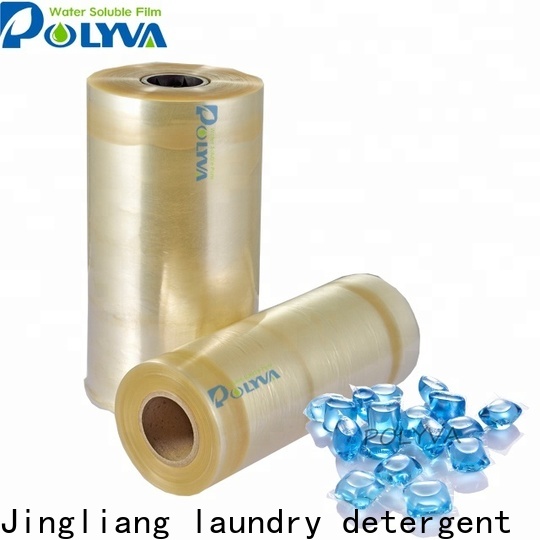 Jingliang water soluble pva film exporter for wash clothes