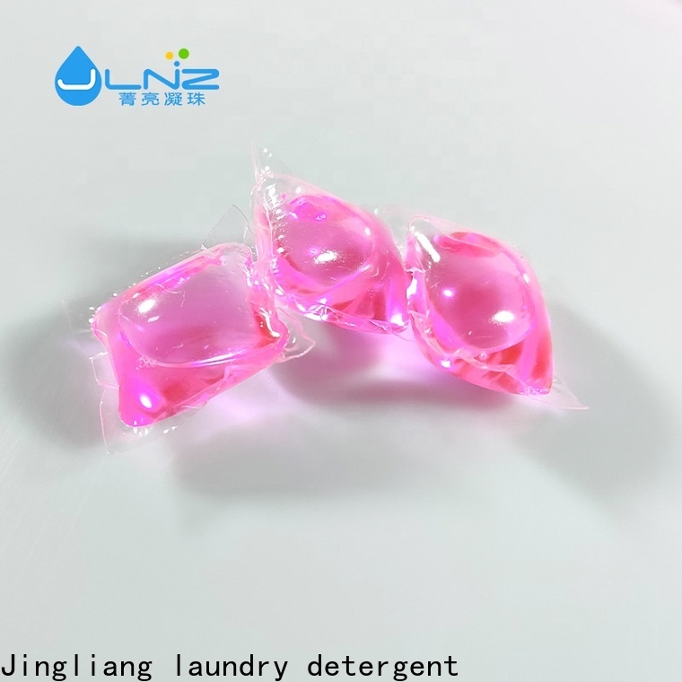 Jingliang water soluble laundry pods exporter for laundry room