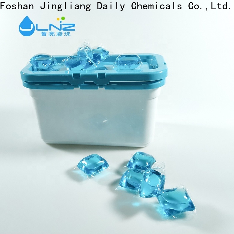 Jingliang water soluble laundry pods factory for hotel