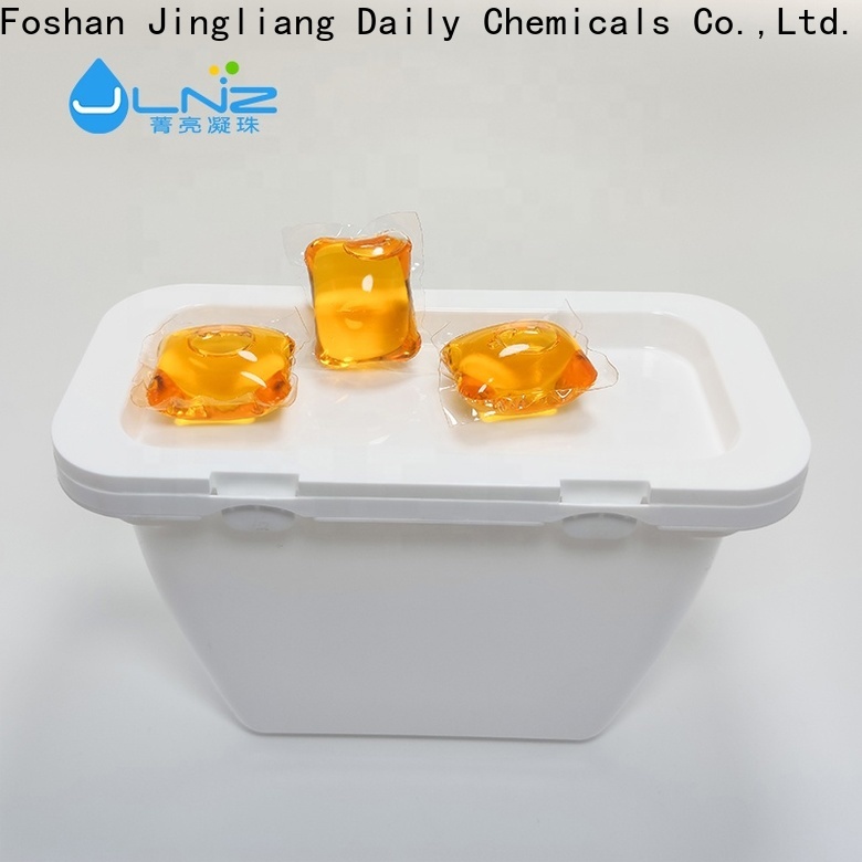 Jingliang water soluble laundry pods factory for do the laundry