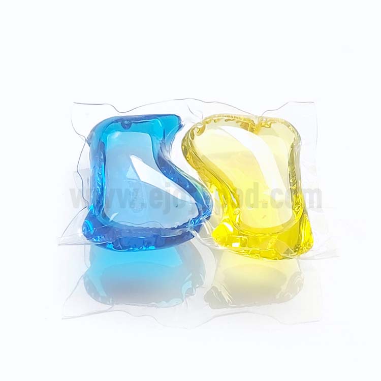 2 in1 Double chamber laundry detergent pods clean breeze