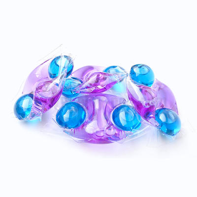 three cavity color soap liquid washing beads suitable for baby products