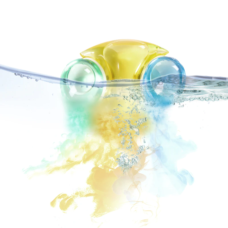 Gentle testing of laundry pods