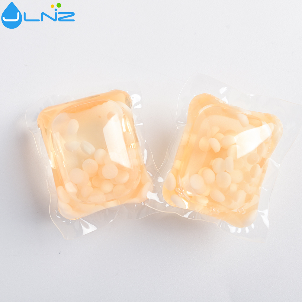 Jingliang oem Long last-smelling single chamber laundry pods with Fabric softener booster beads