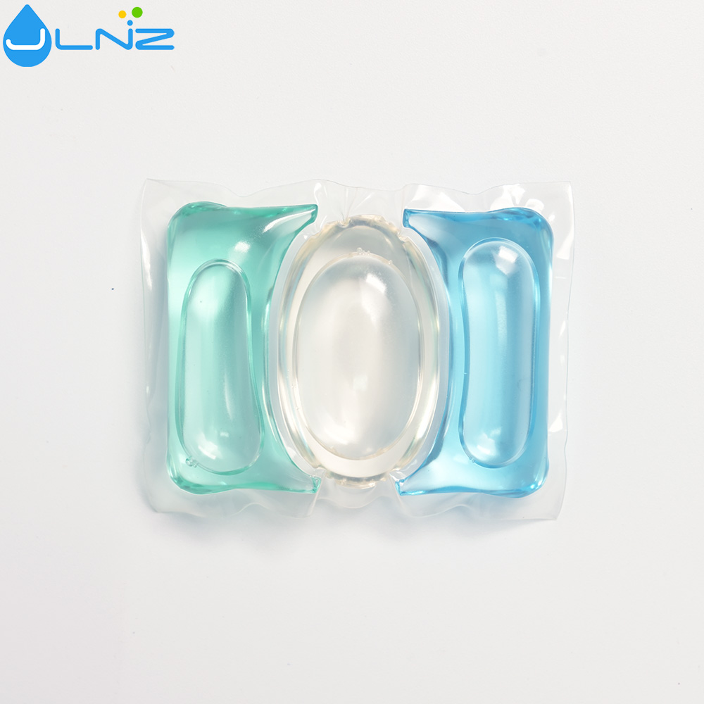 Jinglinag professional bulk laundry pods factory price stain removel antu mite laundry detergent pods with fabric softener supplier