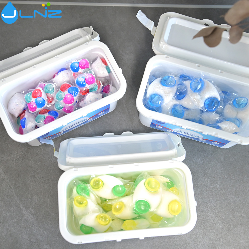 Jinglinag OEM&ODM Anti-bacterial 2 chamber Dishwasher Pods(detergent liquid and powder)