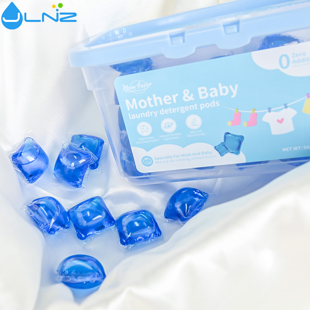 Single chamber laundry detergent pods antibacterial concentrated perfume type laundry capsules OEM